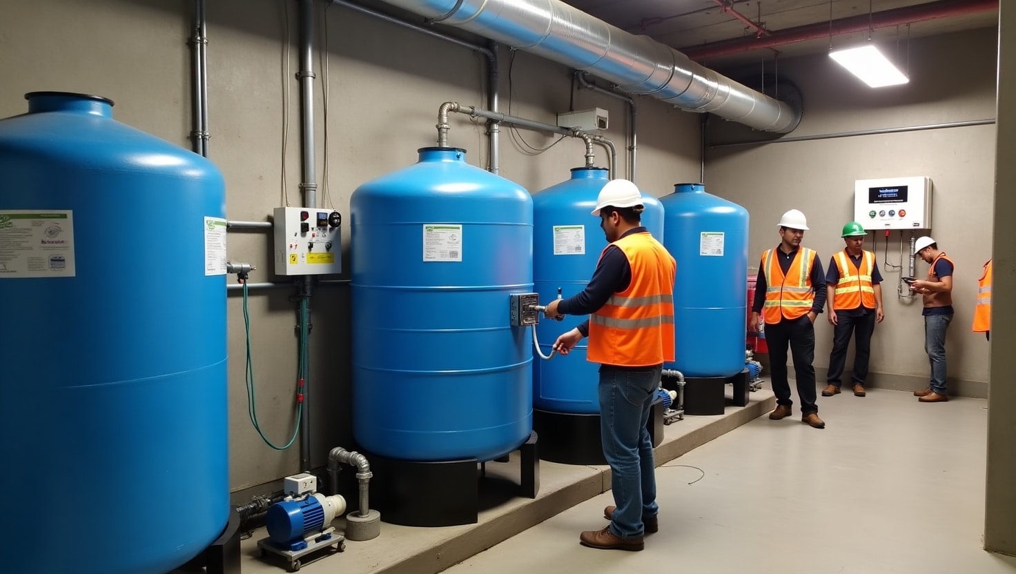 planta de tratamiento de aguas grises