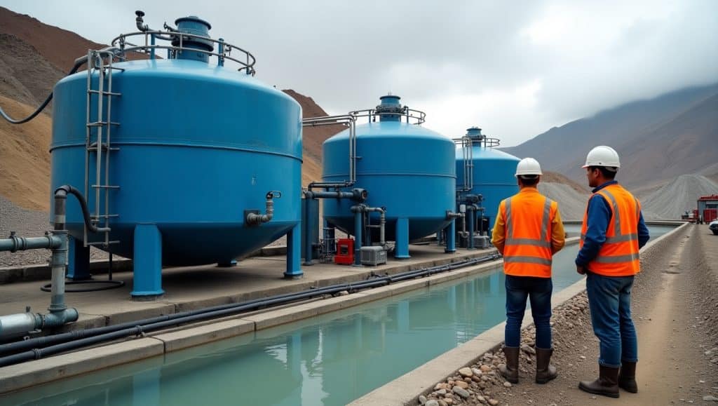 Flux Dev Realistic water treatment system for lead removal loc 3 - Flowen.com.pe
